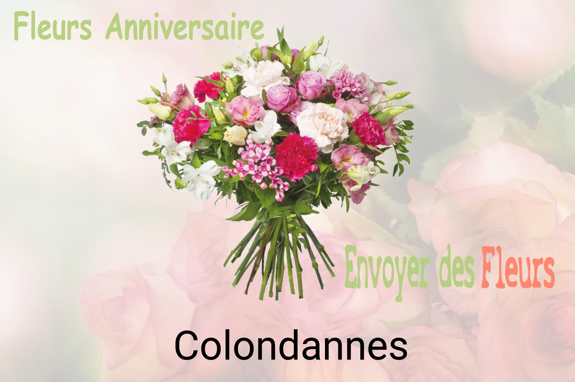 Bouquet de fleurs d’anniversaire livré à Colondannes